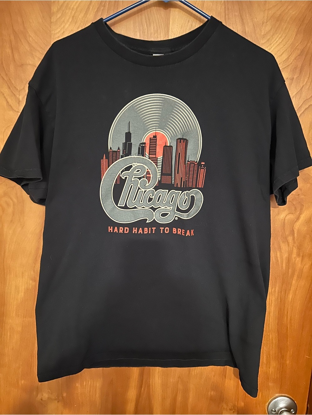 Chicago's Hard Habit To Break Tour 2023 Graphic Tee - Black